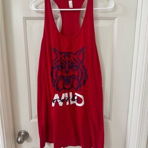 American Apparel Red Wildcat Dress